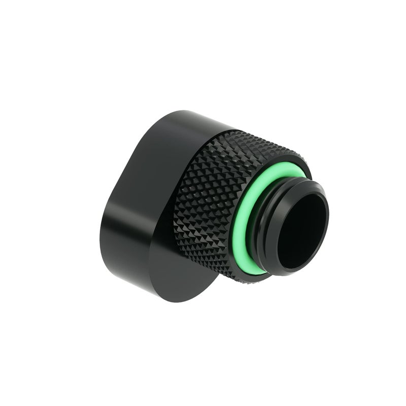 Barrow G1/4" 360 Degree Rotation Offset Adapter, Black - Image 1